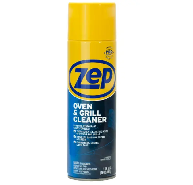 DX08 1PK Zep G906459572 Commercial Grill & Oven Bio-Based Cleaner - Home Supplies Cleaning Solution, Stainless Steel Polish, Foaming Degreaser, Soap Scum Remover, Fresh Scent, Degreaser Foaming