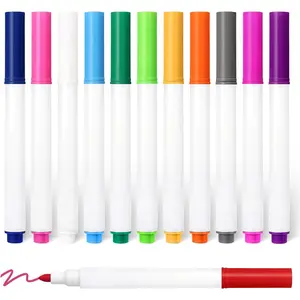 12 Pcs 4.1 In Neon Dry Erase Marker Pens, High-Quality Plastic Markers for LED Note Boards, Light-Up Acrylic Message Boards, Office Stationery Writing & Correction Tools, Marker Pen
