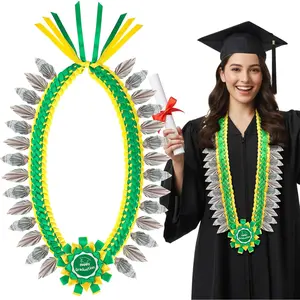 2026 Graduation Money Lei Braided Ribbon for Class of 2026 47.24 Inch DIY Cash Creative Gifts for 2026 Graduates