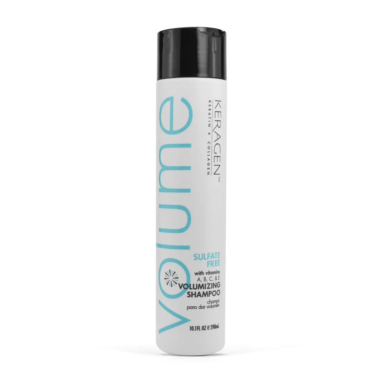 Keragen Volumizing Shampoo & Conditioner Duo - Organic Daily Haircare System, Lightweight Cleanser with Jojoba Oil for Fine Hair, Root Lift, Salon-Grade Hydrating Moisture Boost