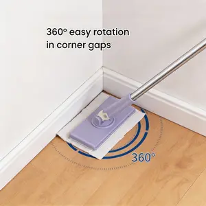The Lazy Mop, Bathroom Cleaning Flat Mop, Multi-Functional Face Towel Mop, Home Use, Mirror Cleaner, Small Mop