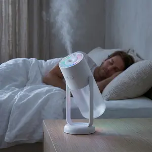 Portable Mini Starry Sky Projector Humidifier - 260ml Cool Mist USB Humidifier with Night Light for Baby Bedroom/Travel/Office/Spring/Memorial Day/Easter - 2 Mist Modes & Ultra-Quiet #TikTokShopStockUp #TikTokShopMothersDay
