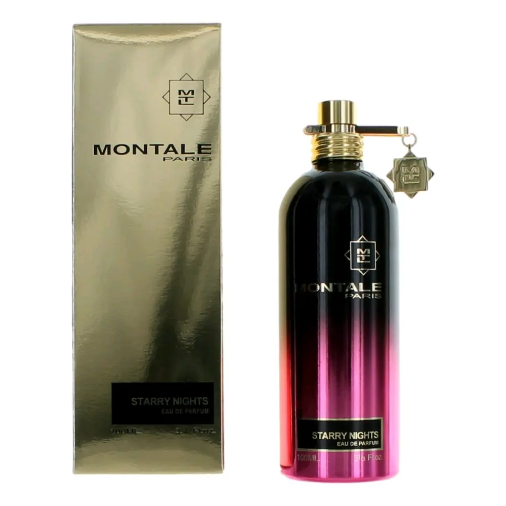 Montale Starry Nights Luxury Elegant Women's Fragrance - 3.4 oz EDP Flower Spray Perfume, Powdery Floral Heart, Jasmine Notes, Shining Scent, Luxury Women's Fragrance, Elegant Floral Fragrance, Fragrance Product