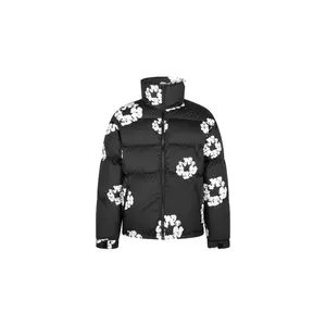 Cotton Wreath Puffer Jacket "Black" DT058