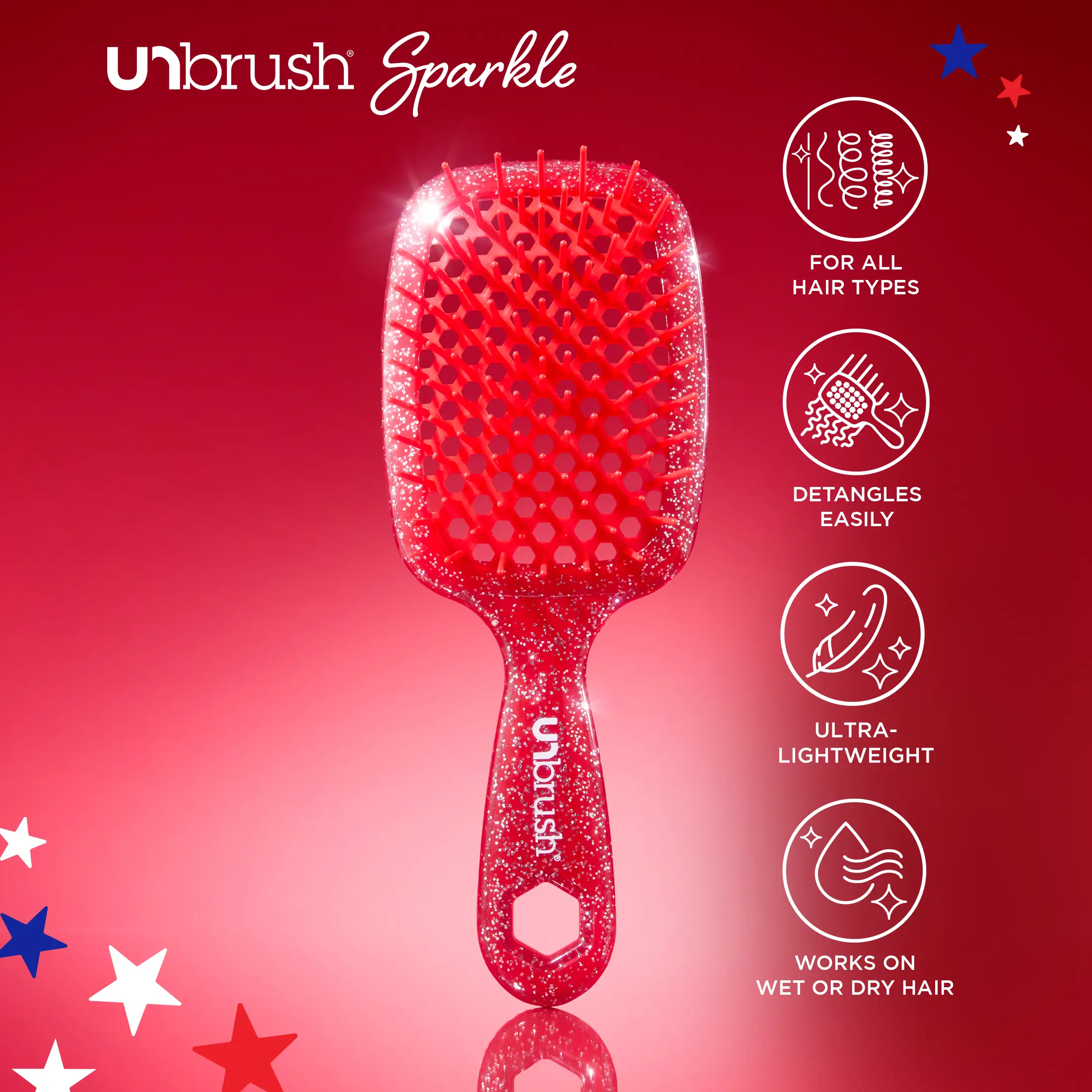 UNbrush Sparkle Hair Brush UNbrush Sparkle Hair Brush