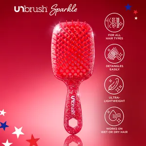 UNbrush Sparkle Hair Brush