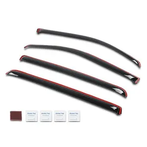 Fit For 2019-2025 Ram 1500 Crew Cab Rain Guards Window Visors Vent Shade