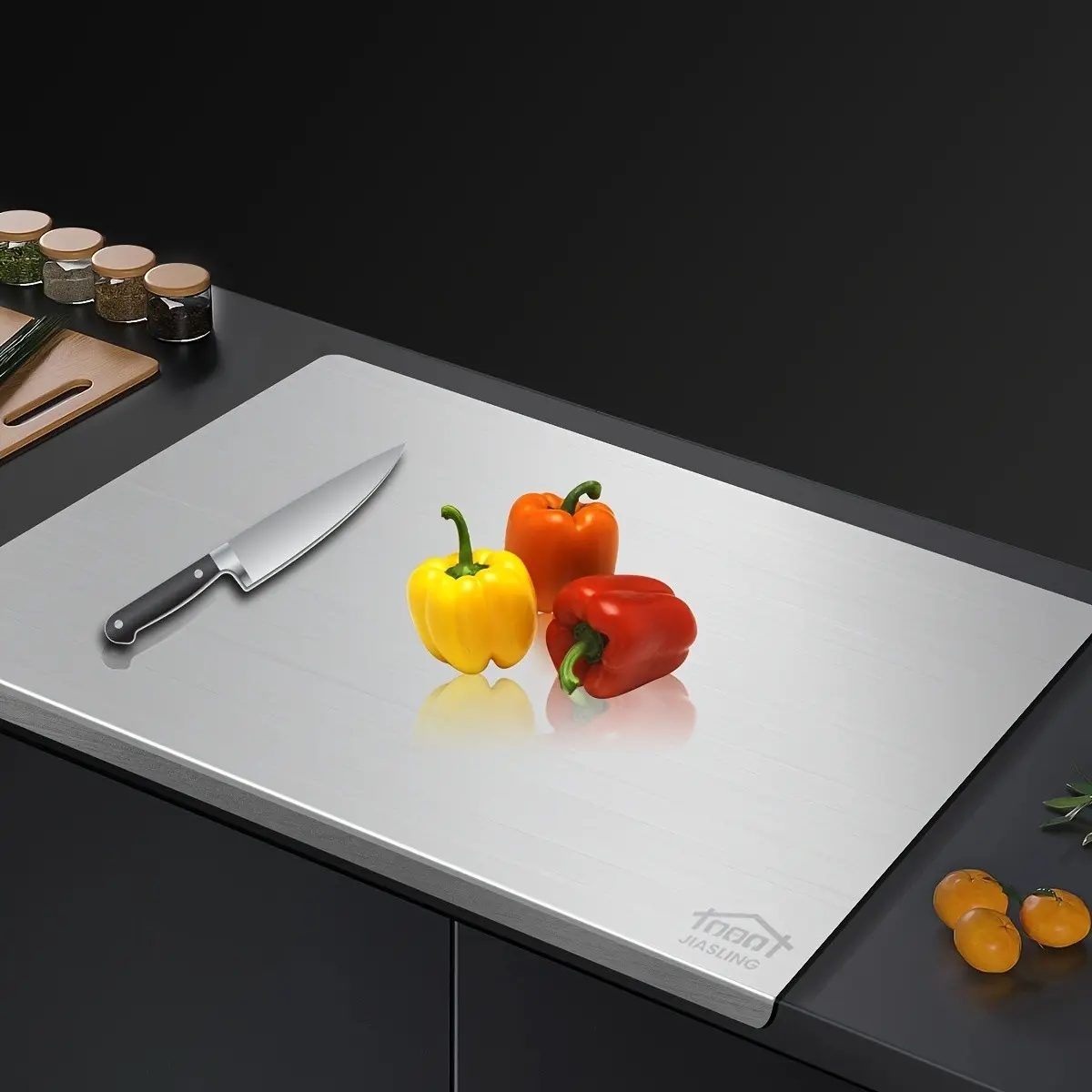Cutting Board Butcher Block 304 Stainless Steel Cutting Board Household Rolling Board Cutting Board Kitchen Supplies