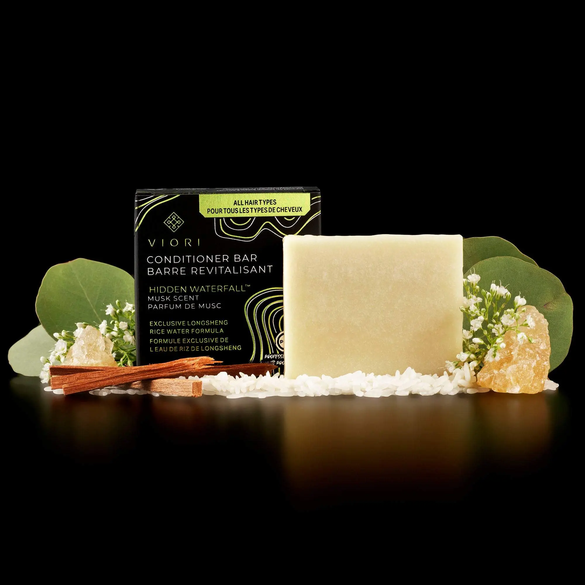 VIORI Beauty Conditioner Bar | Hidden Waterfall Scent | Solid Conditioner