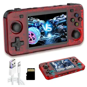 R36h Retro Handheld Game Console, 22000+ Games, 23 Emulators, Dual 8w Speakers, 2500mah Battery, Linux System, 3.5 Inch IPS Screen, 64GB, Handheld Gaming Console, Video Game Console