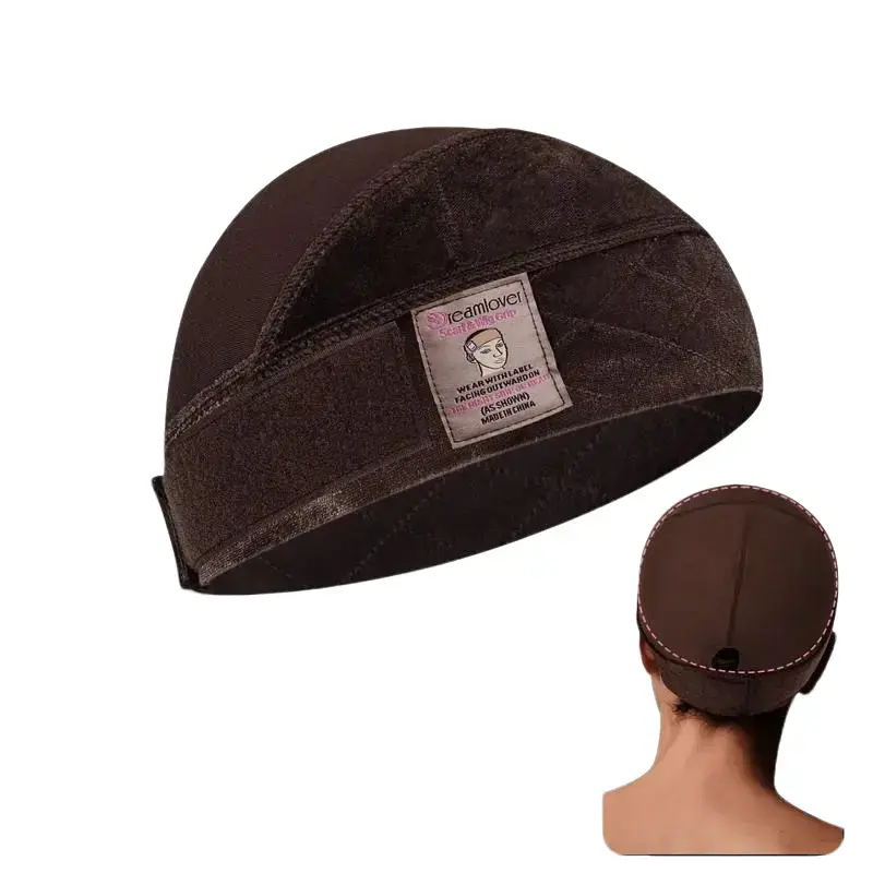 2-in-1 Non-Slip Wig Caps with Velvet Wig Grip for Glueless Wigs