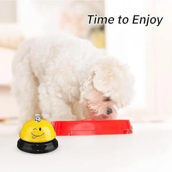 Call Bell Desk Bell Service Bell Front Desk Bell Hotel Dinner Bell Loud Desk Bell for Service Pet Training Bell 2.8 Inch Metal Anti Rust Ringing Bell for School Restaurants Hotels Offices (Pink)