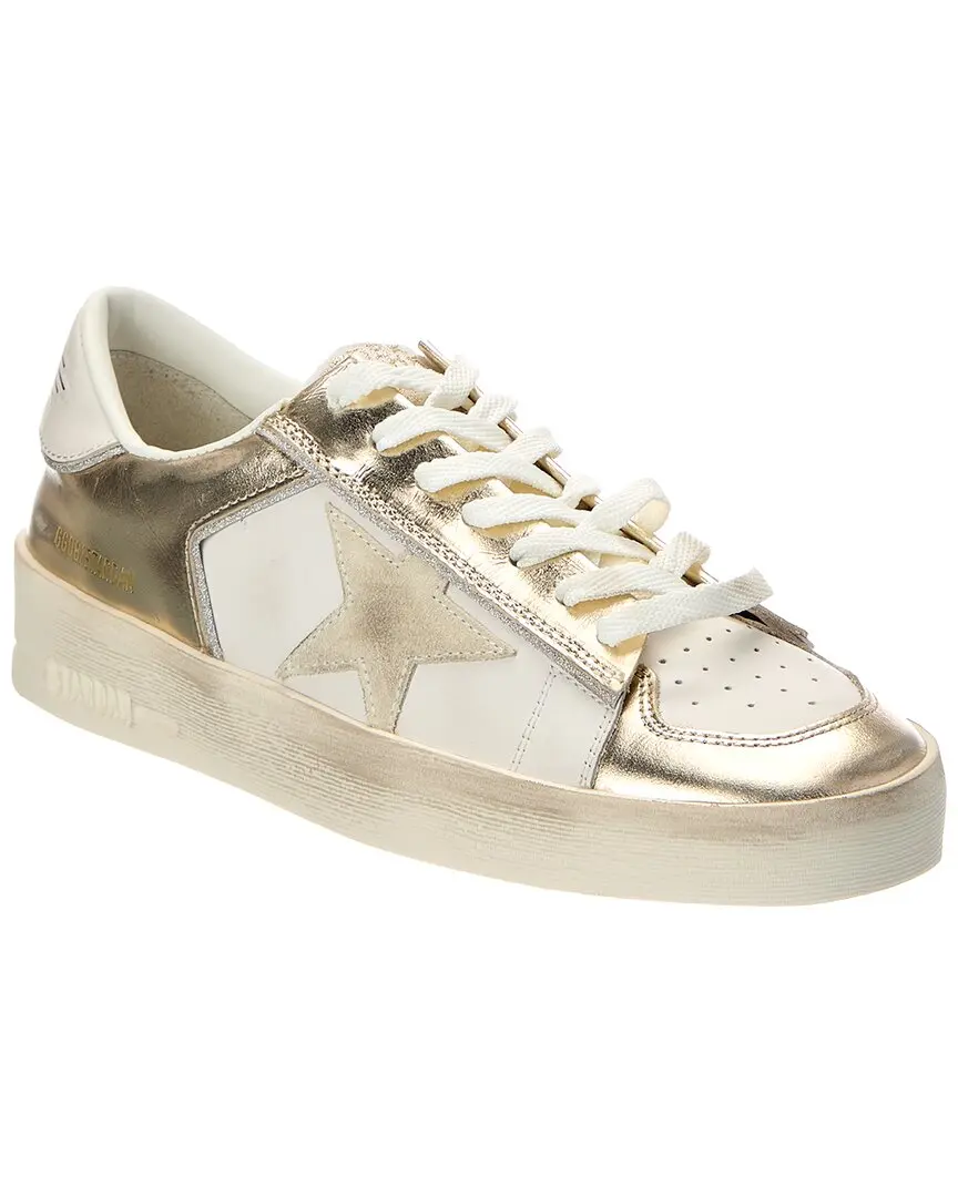 Golden Goose Stardan Con Collarino Leather & Suede Sneaker