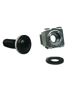 Tripp Lite TRL-SRCGNUTS1224 Rack Enclosure Square Hole Hardware 12-24 Screws & Washers - 50 Piece