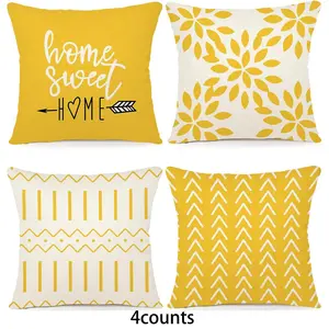 Modern Throw Pillow Cover, 4/16pcs Square Pillow Cover without Filler, Household Decoration Supplies for Home Living Room Bedroom