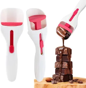 2 Cupcake Batter Dispenser Scoops, Dishwasher Safe Baking Tool for Precise Portions of Muffins, Cupcakes, Cookie Dough, and Pancakes, Dishwasher Safe Kitchen Accessory