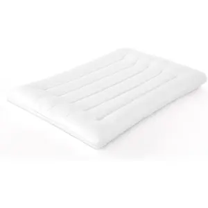 Ultra Thin Flat Pillow for Sleeping, Thin Pillow for  Sleeper, Supportive  Sleeping Pillow, Slim Bed Pillow, Machine Washable-Standard Size 18x26, White