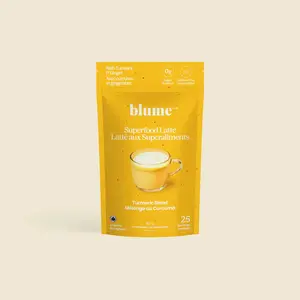 Blume Turmeric Superfood Latte – Caffeine-Free Golden Milk Mix