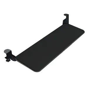 Slide Out Computer Keyboard Drawer with C Clamp Mount Under Desk Keyboard Drawer Height Adjustable Computer Keyboard & Mouse Tray Slide-Out Platform Computer Drawer