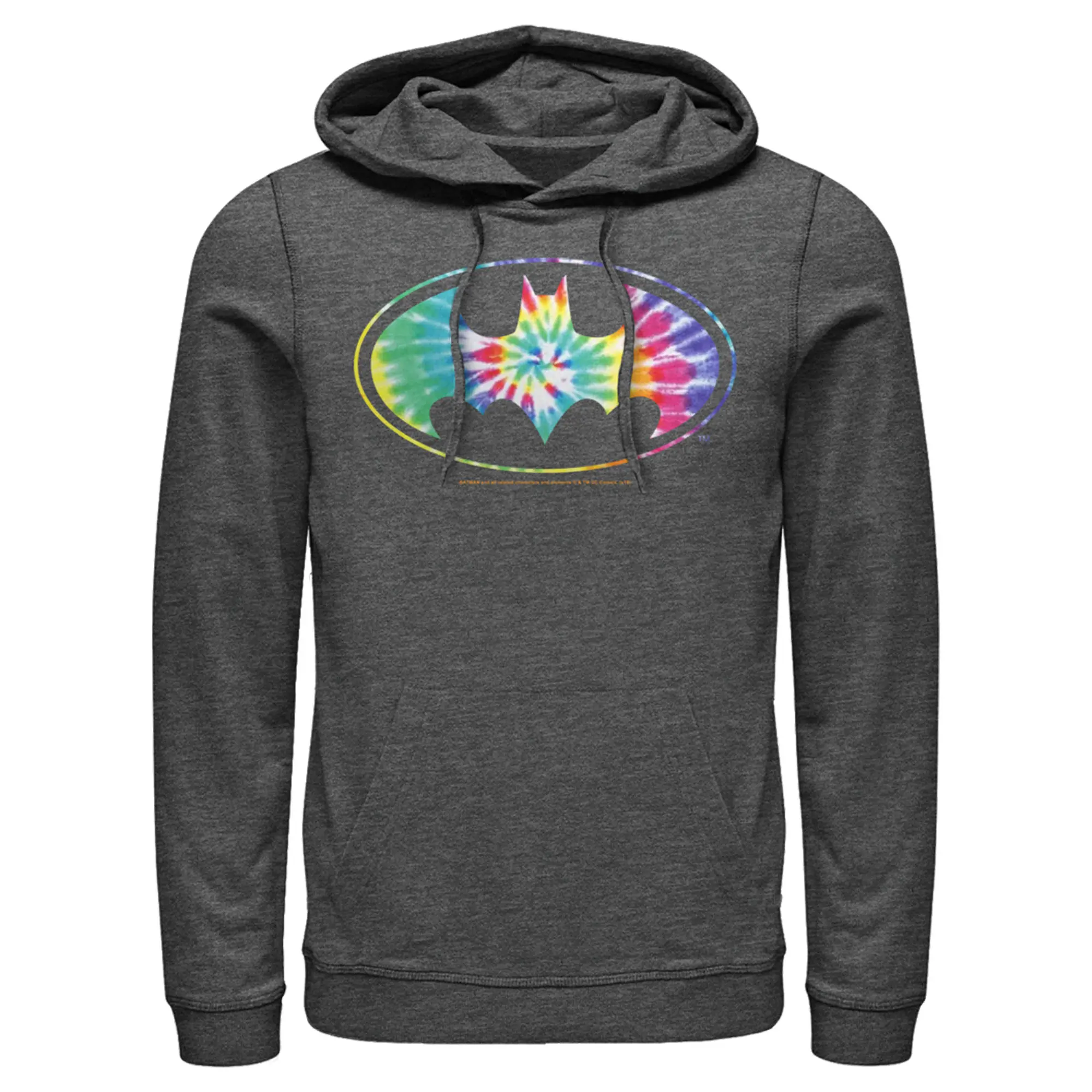 Men's Batman Tie Dye Logo Pull Over Hoodie