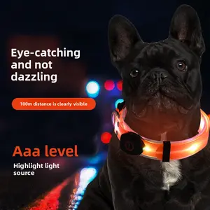 Glowing at night Dog Harness - Lighting collar, Reflective, Adjustable, Easy On & Off - Great for Walking & Training, Suitable for Small, Medium & Large Dogs
