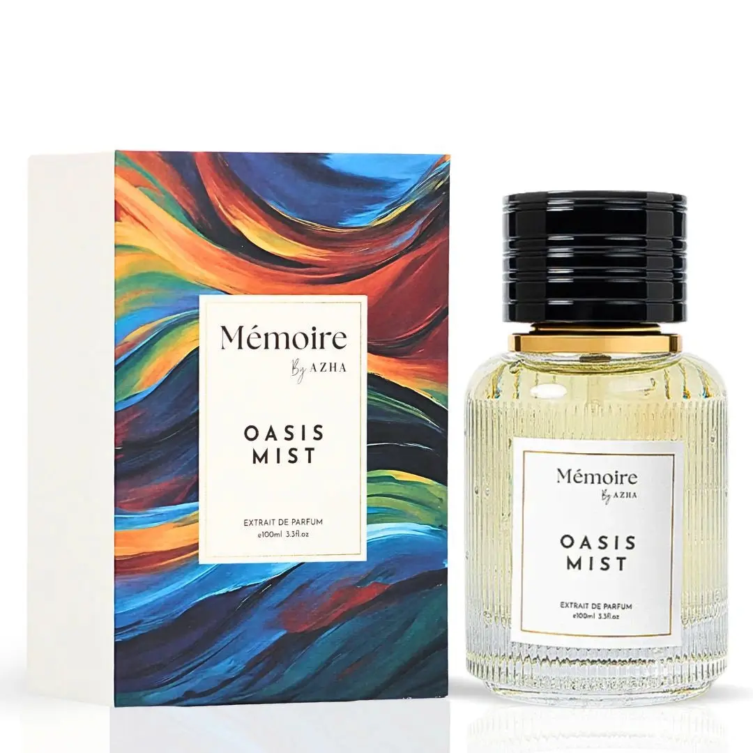 INTENSE OUD Oasis Mist Extrait de Parfum Spray, 100ml (3.3 Oz) - Memoire Collection by Azha, Unisex Serene Escape Fragrance