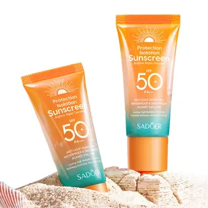 Sunscreen SPF 50, Sun Screen Protector For Face and Body, Broad Spectrum Sunscreen UVA/UVB Protection, Lightweight Non Sticky, Waterproof Sweatproof Long Lasting, No White Cast