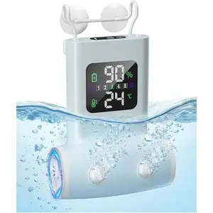 Portable Bath Jets for Tub: 5-Speed Jet  for Bathtub with LED Display, Bath Jet/Bubble Mode, Rechargeable Bath Jets, Dual Water Outlet, IPX8 , Ideal  for  - Blue