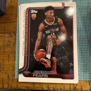 2025 Topps Flagship Jeremiah Fears #OTC-16 Oversized Rookie Card - Exclusive
