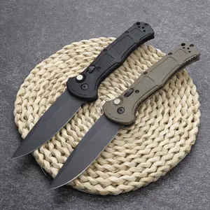 Premium Outdoor Folding EDC Pocket Knife - D2 Steel Blade, Smooth Button Lock, Ergonomic Non-Slip Grip, Reliable Multifunctional Tool for Camping, Hiking, Practical Holiday Gift for Men, Knives