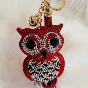 Owl  Keychain Metal Coating