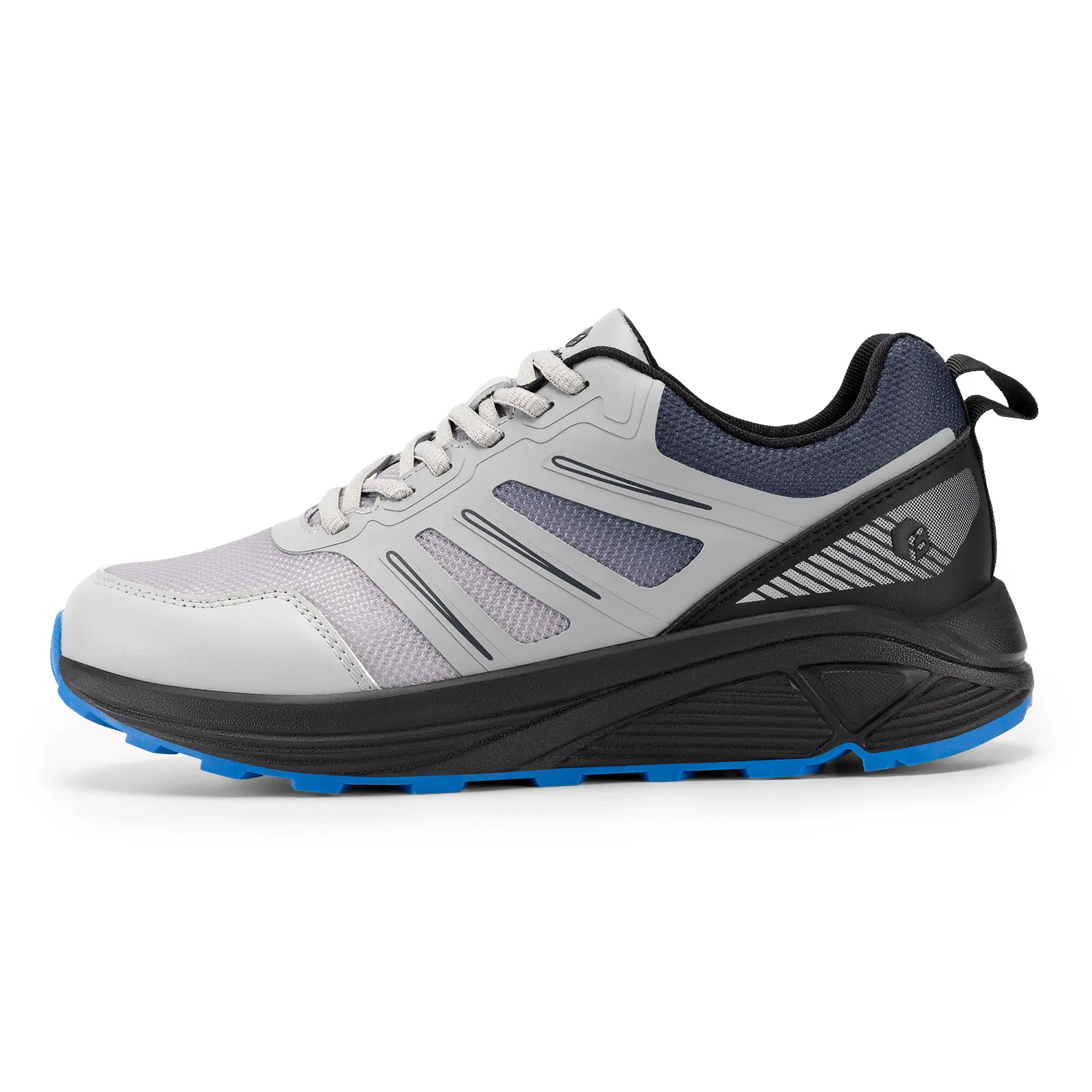 Fitville Men's AllTraction Trail V1 Wide-Fit Trail Running Shoes - Lightweight Mesh & PU Workout Sneakers with EVA Foam Cushioning, Running Sneakers, Wide Feet Shoes