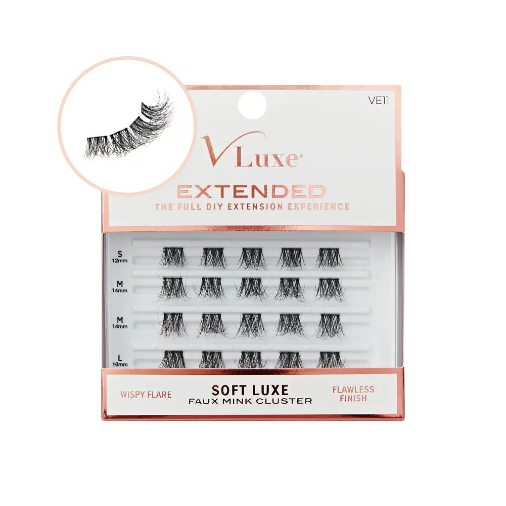 VLuxe By i•ENVY Soft Luxe Faux Mink Lash Cluster – Seamless DIY Extensions VLuxe By i•ENVY Soft Luxe Faux Mink Lash Cluster – Seamless DIY Extensions