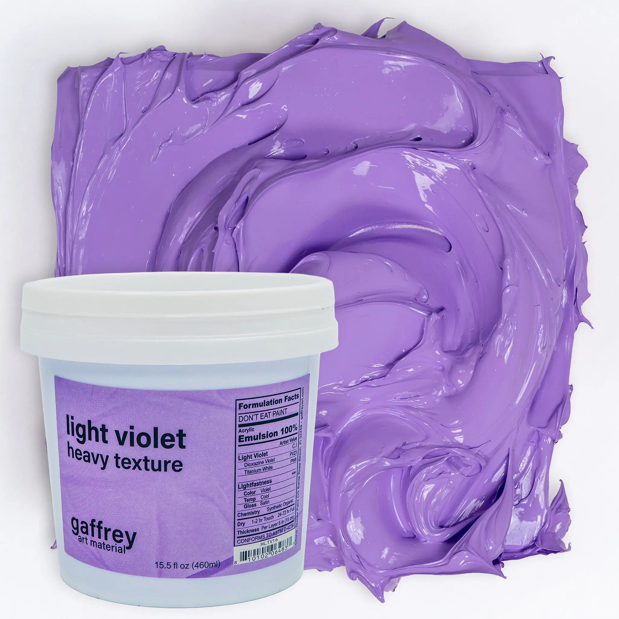 Light Violet Heavy Body Texture Acrylic Paint