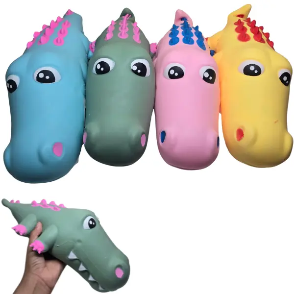 Jumbo Alligator Squishy Stress Relief Large Fidget Toy Animal Funny Cute Squish Fidgeting Toys