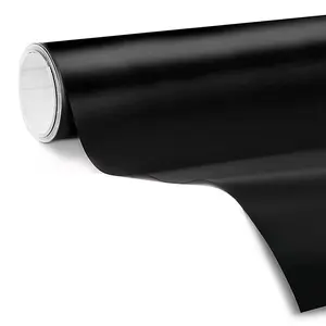 Premium Matte Black Car Vinyl Wrap Film With Air Release Self Adhesive DIY Sticker Decal For Cars Bicycle Console Computer Phone Easy