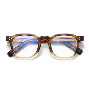 BETSION Retro TR Anit Blue Light Eyeglasses Frames For Women Men Full Frames