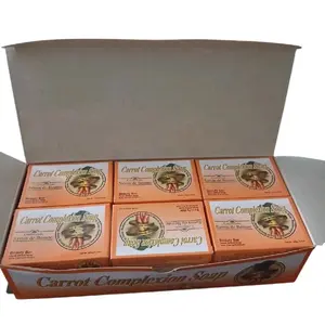 Carrot Complexion Soap Pack of 12 - Body Care for Skin Repair Body Wash