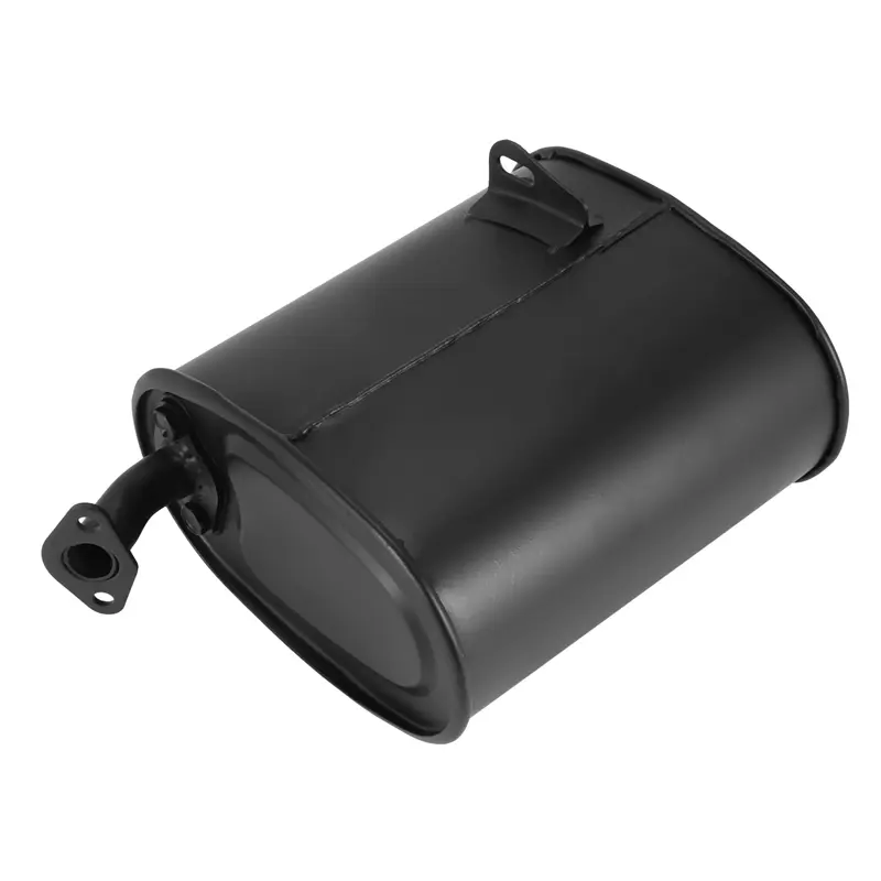 Durable Iron Exhaust Muffler for Gasoline Generators - Long Service Life, Universal Black Accessory for 5.5HP-6.5HP Engines, 2-3KW/3500W-4000W Models, 12cm/4.7in Size, Environmentally Friendly Design