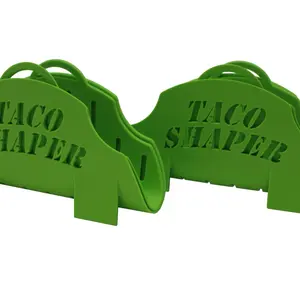 The Shellminator Microwaveable Perfect Taco Shapers for Easy and Perfectly Shaped Tacos - Kitchen Utensils