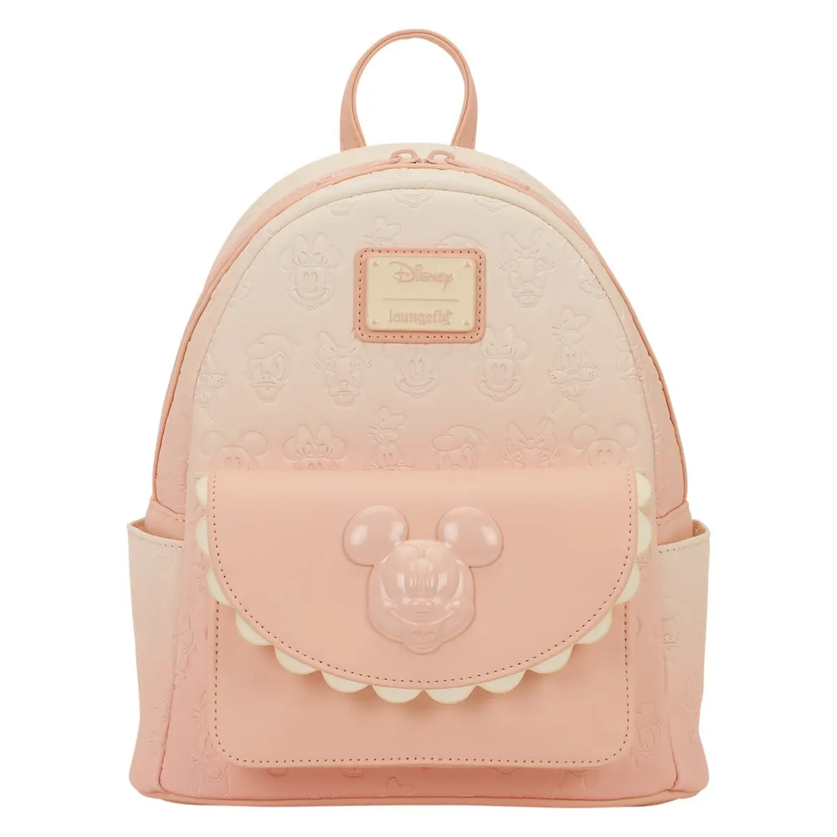 Disney Mickey & Friends Polyurethane All-Over Print Cute Casual Printed Stylish Casual Daypack Trendy Mini Backpack