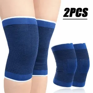 2pcs Unisex Knee Support Sports Leggings, Warm All-Season Protection, Ideal for Outdoor Cycling Running Yoga Fitness