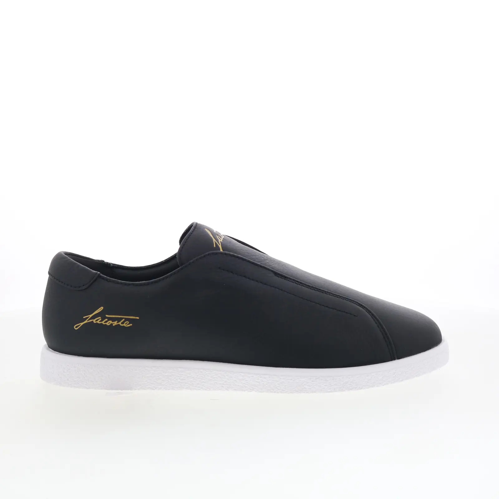 Lacoste Linecourt S 1261 SMA Mens Black Leather Lifestyle Sneakers Shoes