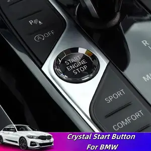 One-Button Start Button Compatible with Bmw G20 G21 G22 G01 G02 1 2 3 4 Series Z4 M3 M4 X3 X4 X5 X6 Cars, Car Accessories, Easy Installation Car Starter Switch, Car Decorations