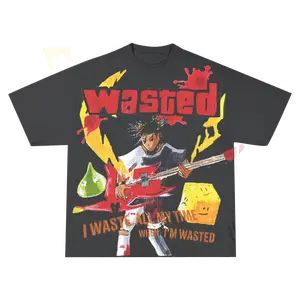 WASTED TEE GBGR - BLACK