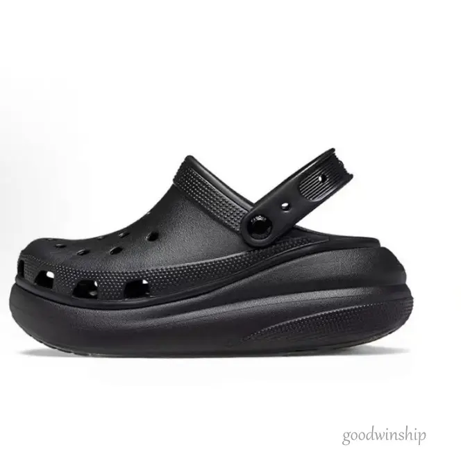 5.2cm clogs, black for both men and women Stylish, versatile, breathable, non-slip, and comfortable clogs.