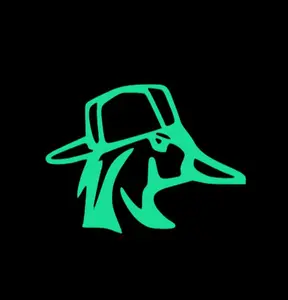 Duck Cap Backwards Decal Car Mirror Sticker, Mirror, Window Decorative Sticker, Vinyl Decal, Car Accessories Baseball Hat Decoration Vehicle Exterior Stylish Car Merch