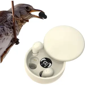 Mini Invisible Earbuds Wireless Bluetooth Low Profile Micro Tiny Smallest Discreet Sleeping Sleep Earbuds for Small Ear Canals Sleep Sleeping Invisible Ear Buds Mini Discreet Headphones wireless earphone