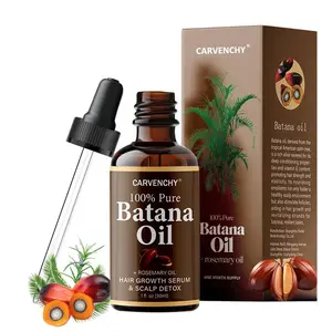 CARVENCHY 100% Pure Batana Oil with Rosemary for Revitalizing Hair - Nourishing Batana Oil with Natural Rosemary for Strong & Healthy Hair - Conditioning Properties Emollients Follicles Haircare Daily Gift Restore