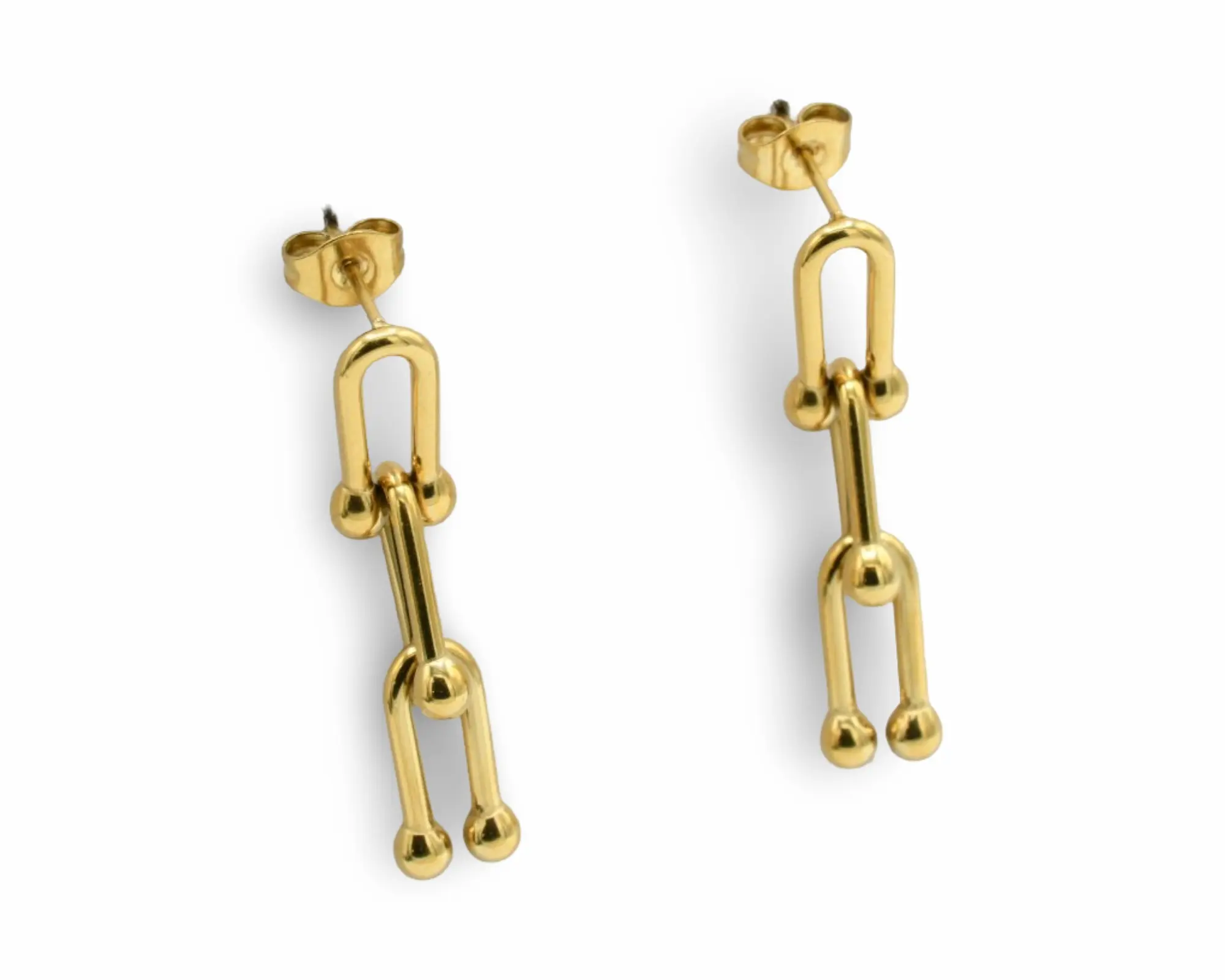 T Chain Earrings